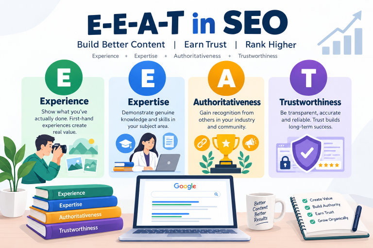 E-E-A-T in SEO: The Complete Guide to Experience, Expertise, Authority & Trust